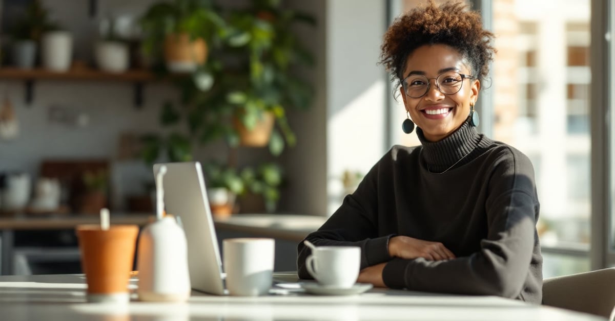 Femme élégante choisissant ses vêtements, tenue moderne et stylée en lumière naturelle