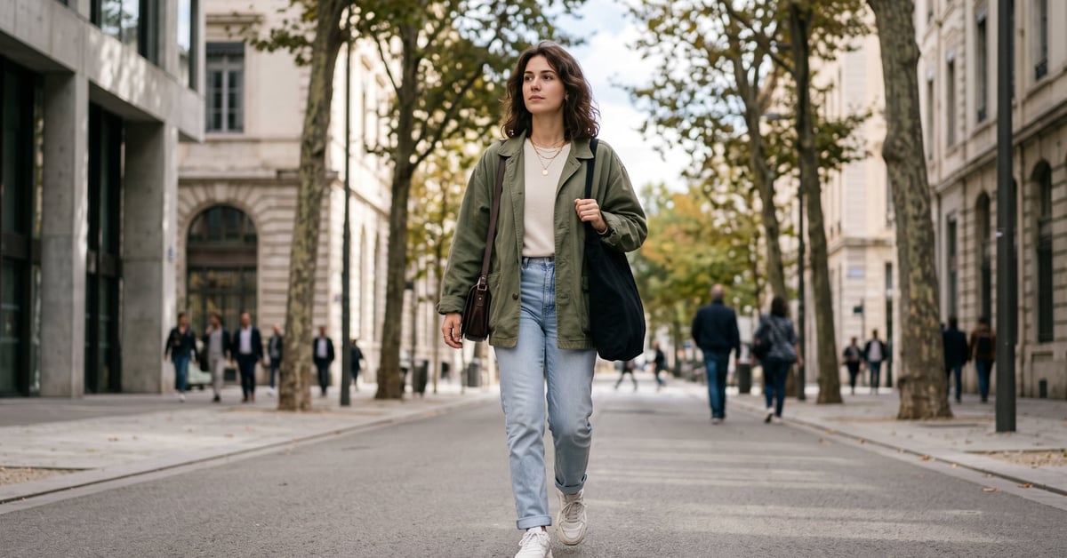 Look tendance femme : tenue élégante et moderne qui reflète un style personnel affirmé